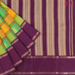 Green & Yellow Art Silk Saree