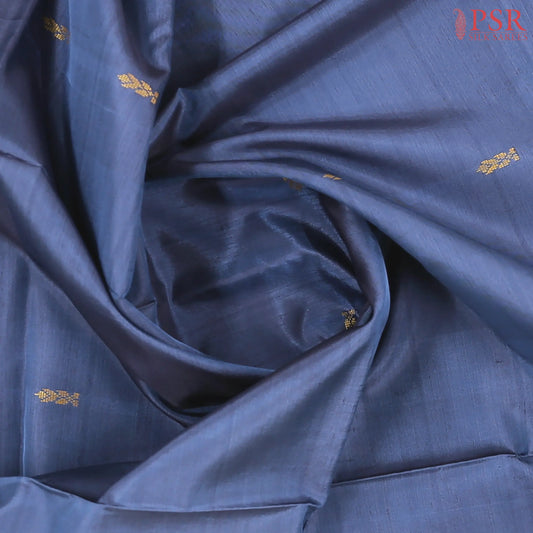 Peacock Blue Vazhainaar Silk Saree