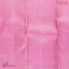 Mulberry Pink Kanchipuram Jacquard Silk Saree
