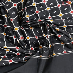 Black Pochampally Silk Saree