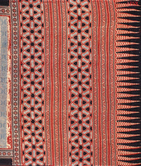 Tricolor Jaipur Cotton Printed Saree