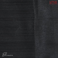 Black Semi Tussar Saree