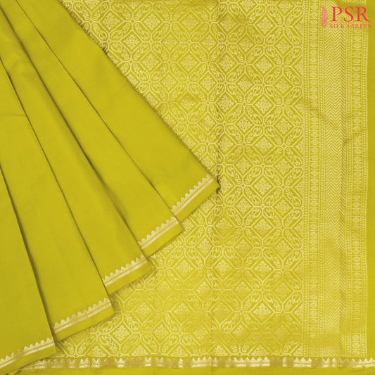 Citrus Green Arani Silk Saree