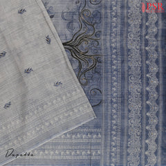 Steel Blue Tissue Dress Material