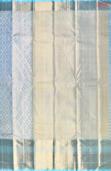 Tissue Blue Kanchipuram Silk Saree