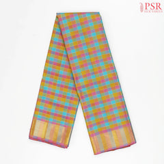 Multicolor Kanchipuram Silk Saree