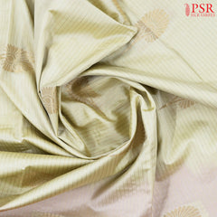 Cream Beige Soft Art Silk Saree