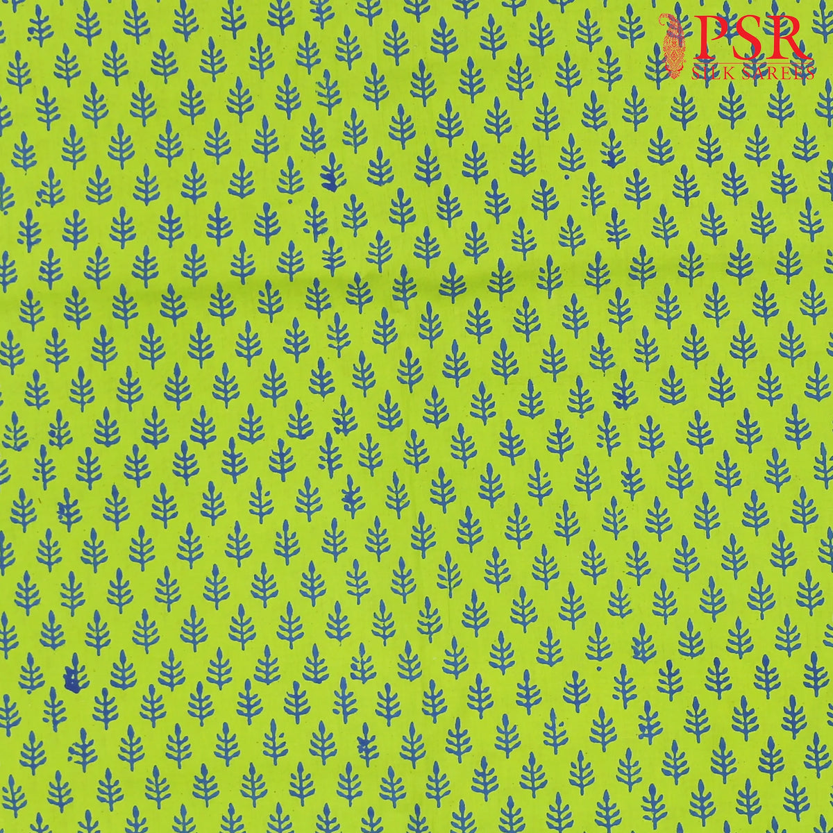 Parakeet Green Jaipur Cotton Print Running Material