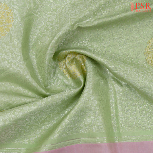 Light Green Kanchipuram Silk Saree