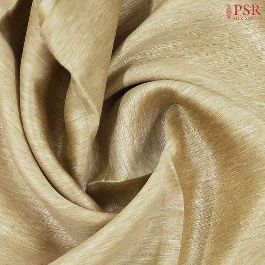 Tan Semi Tussar Saree