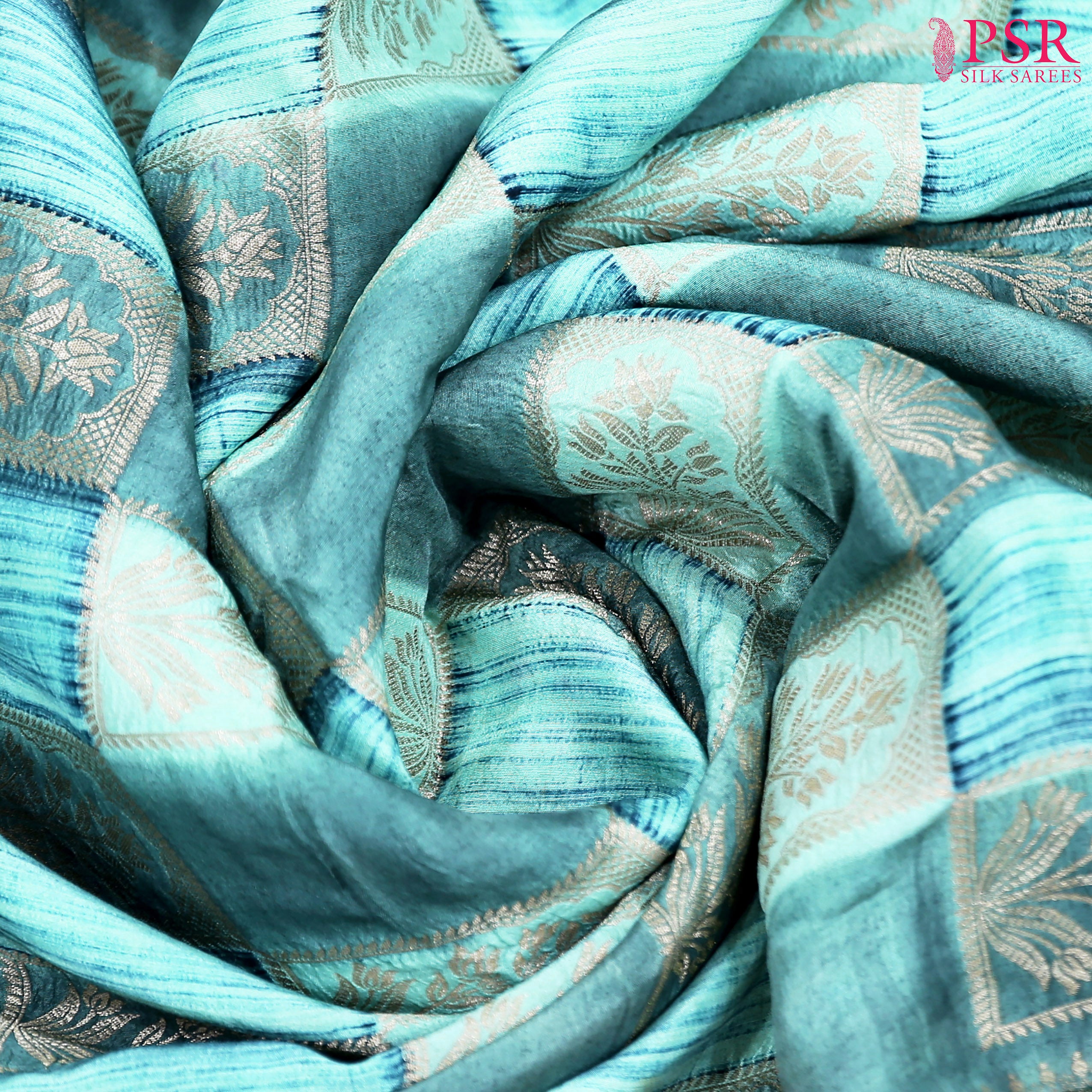 Designer Banaras - Turquoise