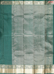 Dark Green Kanchipuram Silk Saree