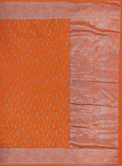 Saffron Georgette Saree