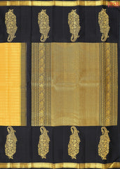 Tuscany Yellow Kanchipuram Silk Saree