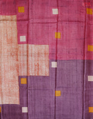 Beige Kadhi Tussar Silk Saree