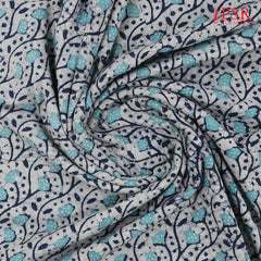Blue & Turquoise Batik Print Running Material