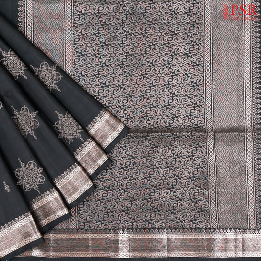 Black Soft Silk Saree