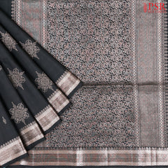 Black Soft Silk Saree