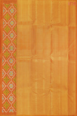 Pumpkin Orange Kanchipuram Silk Saree
