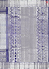 Cool Grey Kanchipuram Jacquard Silk Saree