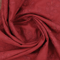 Dark Red Bamboo Silk Sarees