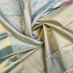 Tissue Blue Kanchipuram Silk Saree