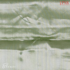 Artichoke Green Art Silk Tissue Saree