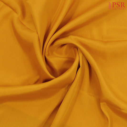 Turmeric Yellow  Mysore Silk Saree