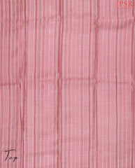 Light Pink Tassar Silk Dress Material