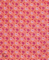 Orange Cotton Dress Material