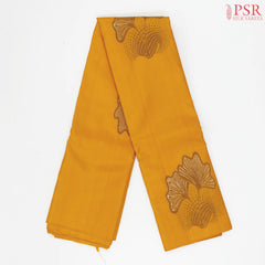 Mustard Yellow Kanchipuram Silk Saree