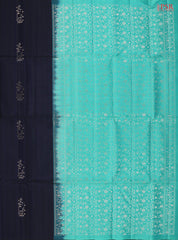 Midnight Blue Soft Silk Saree
