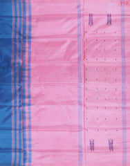 Cerulean Blue Vazhainaar Silk Saree
