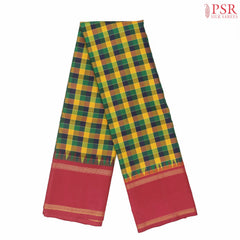 Multicolor Kanchipuram Silk Saree