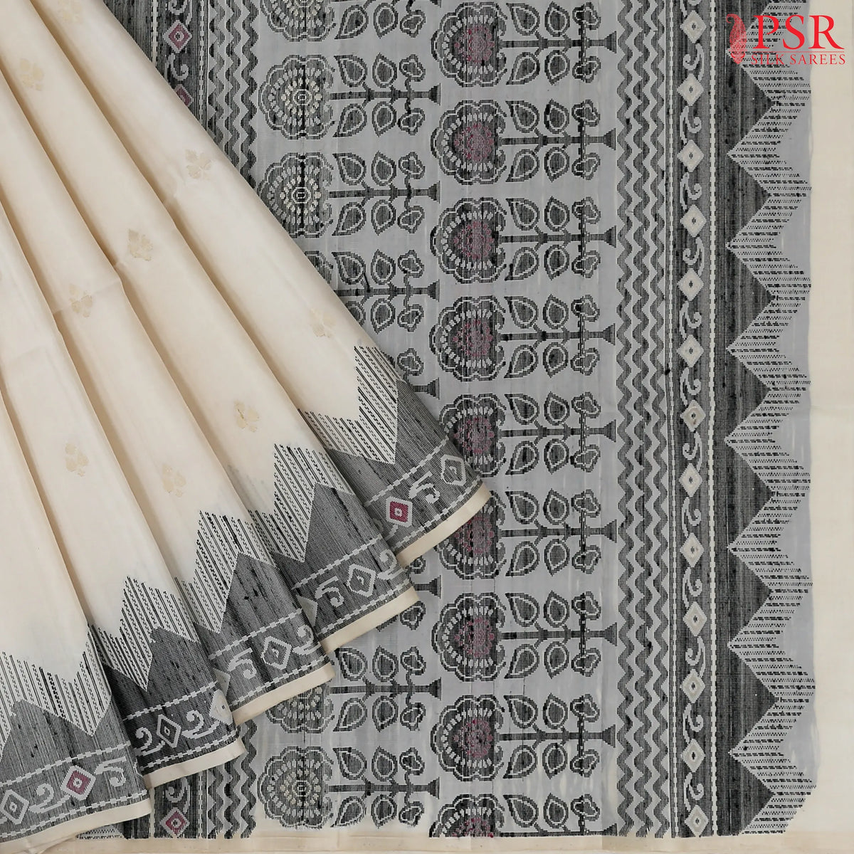 Parchment Beige Soft Silk Saree