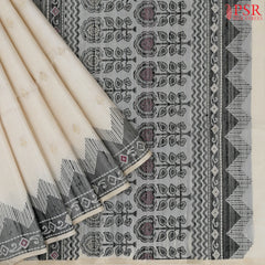 Parchment Beige Soft Silk Saree