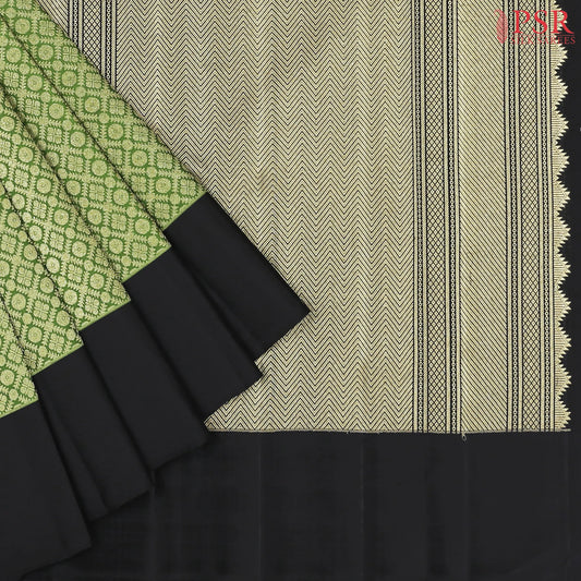 Sap Green Kanchipuram Silk Saree