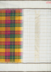 Multicolor Kanchipuram Silk Saree
