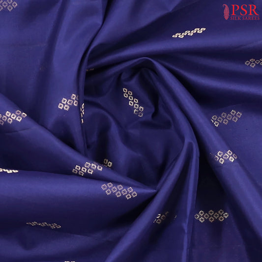 Berry Blue Soft Silk Saree