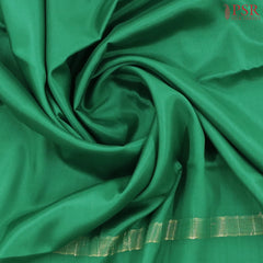 Emerald Green Mysore Silk Saree