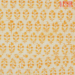 Yellow Batik Print Running Material