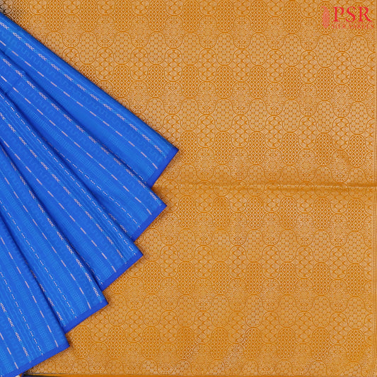 Azure Blue Soft Art Silk Saree