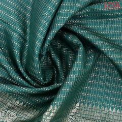 Dark Green Kanchipuram Silk Saree