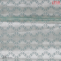 Brown Chiniya Silk Saree