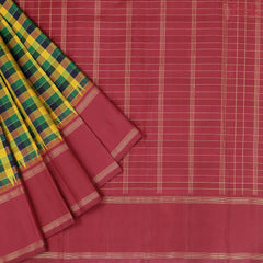 Multicolor Kanchipuram Silk Saree