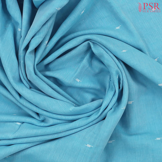 Sky Blue Byloom Cotton Saree