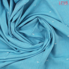 Sky Blue Byloom Cotton Saree