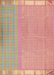 Multicolor Kanchipuram Silk Saree