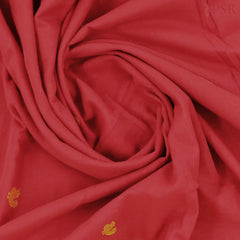 Persian Red Byloom Cotton Saree