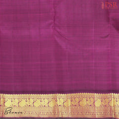 Olive Yellow Kanchipuram Silk Saree